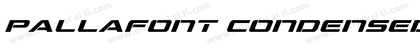 Pallafont Condensed Bold字体转换